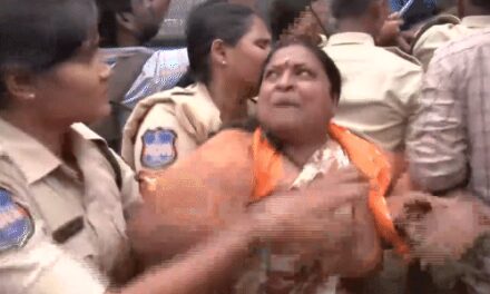 हैदराबाद में हिंदू छात्र को कलमा पढ़ने का होमवर्क दिया:परिजन ने विरोध दर्ज कराया तो टीचर ने माफी मांगी, VHP का स्कूल के बाहर प्रदर्शन