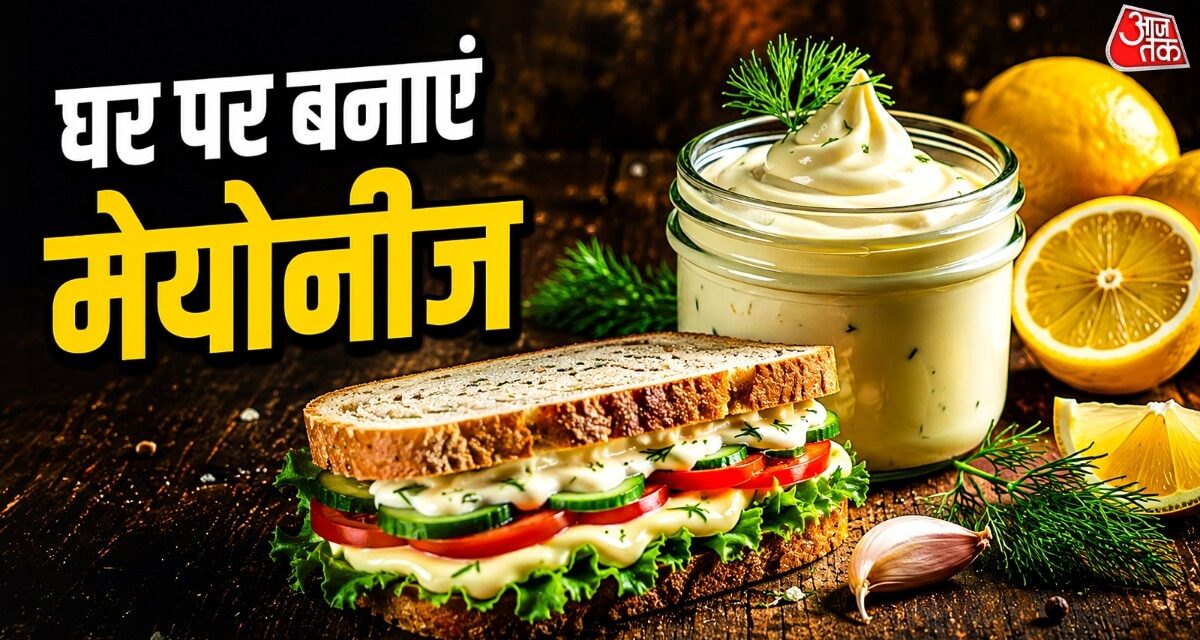 बिना अंडे और केमिकल घर पर 4 चीजों से बनाएं गाढ़ी और टेस्टी मेयोनीज