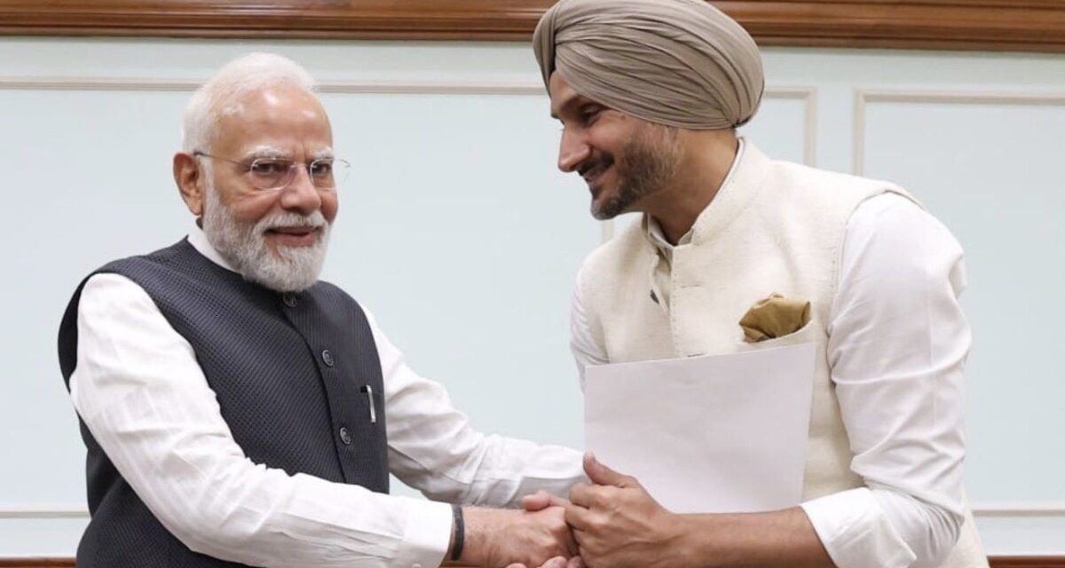 हरभजन सिंह ने PM मोदी से की मुलाकात…चाय पर हुई चर्चा