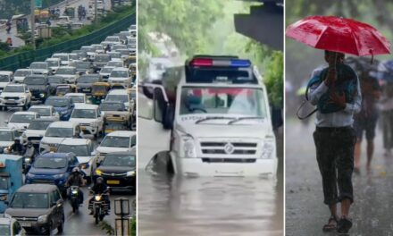सड़कें डूबीं, एम्बुलेंस फंसी, रेंगती गाड़ियां… दिल्ली से नोएडा, गुरुग्राम तक बारिश से हाहाकार