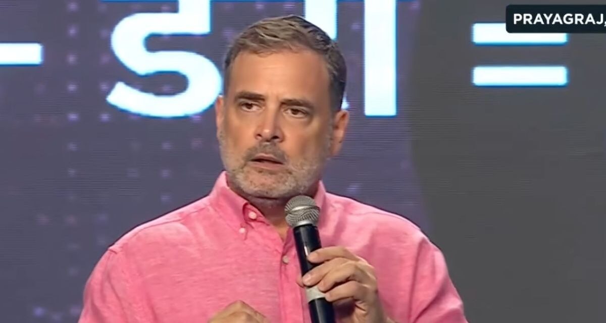 'सर्टिफिकेट आपको रोजगार नहीं दे सकता', प्रयागराज में छात्रों से बोले राहुल