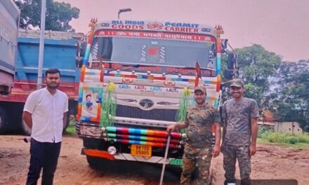 बिहार में गजब हो गया! थाने की चारदीवारी गायब हुआ 18 चक्का ट्रक