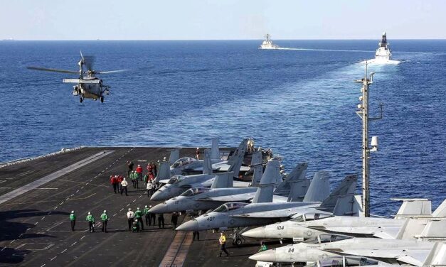 मिडिल ईस्ट पहुंचा अमेरिकी एयरक्राफ्ट कैरियर USS George Washington