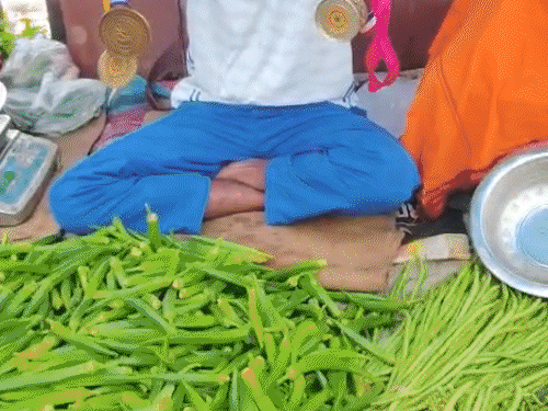 रांची का इंटरनेशनल प्लेयर बेच रहा सब्जियां:थ्रोबॉल खिलाड़ी अमरदीप ने जीते हैं गोल्ड मेडल, सरकार से मदद की उम्मीद