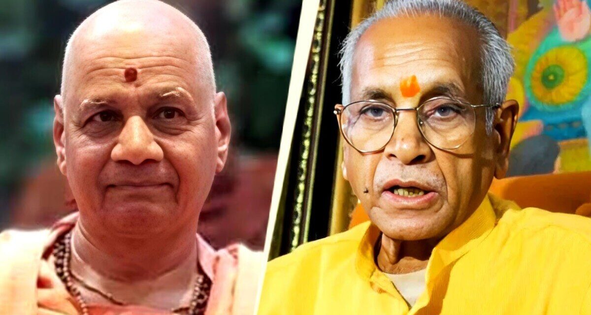 चंपत राय से मिले गोविंद देवगिरी महाराज, अनिल मिश्रा भी रहे मौजूद