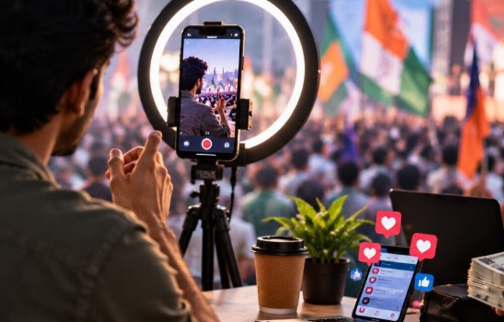 सोशल मीडिया पर पॉलिटिकल प्रचार का ट्रेंड:एक रील के मिलते हैं ₹50 हजार, स्थानीय इंफ्लूएंसर पार्टियों के रडार पर