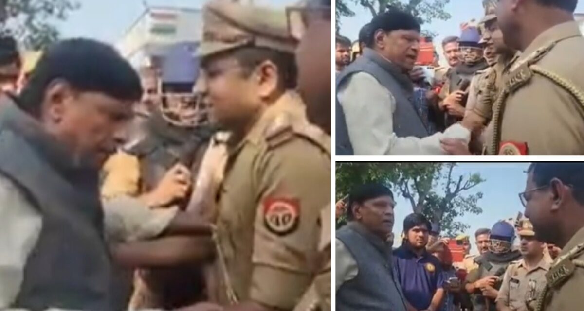 यूपी: हापुड़ में दलित युवक की मौत पर बवाल, सपा सांसद और पुलिस में नोकझोंक