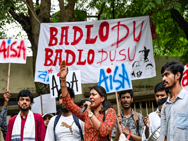 DU छात्र संघ चुनाव-CJP प्रोटेस्ट के बाद पहला जेन-जी इलेक्शन:सत्य निकेतन हॉस्टल हादसा बड़ा मुद्दा; स्टूडेंट्स बोले
