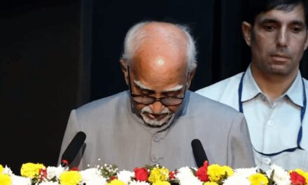 हामिद अंसारी ने पूर्व पीएम नेहरू की बात दोहराई:बोले