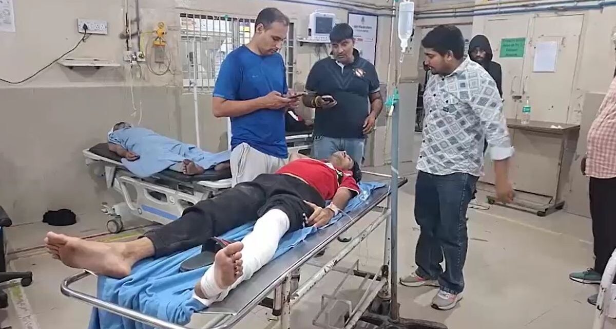 टोल मैनेजर मर्डर का आरोपी STF को देखते ही फ्लाईओवर से कूद गया