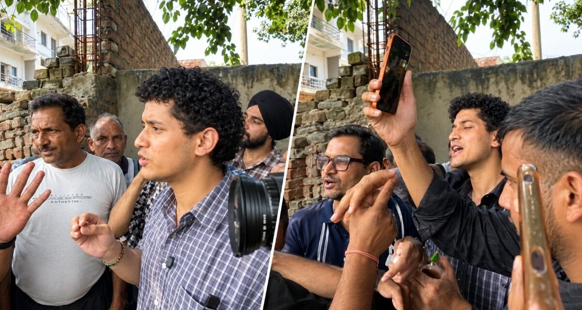 स्कूल का मुआयना करने ग्रेटर नोएडा पहुंचे थे सौरव दास, ग्रामीणों ने किया विरोध