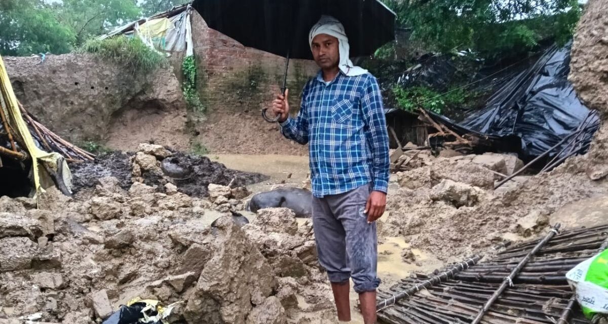 बारिश बनी आफत: पेड़ गिरा तो मलबे में दबी लड़की की मौत, 6 लोग घायल