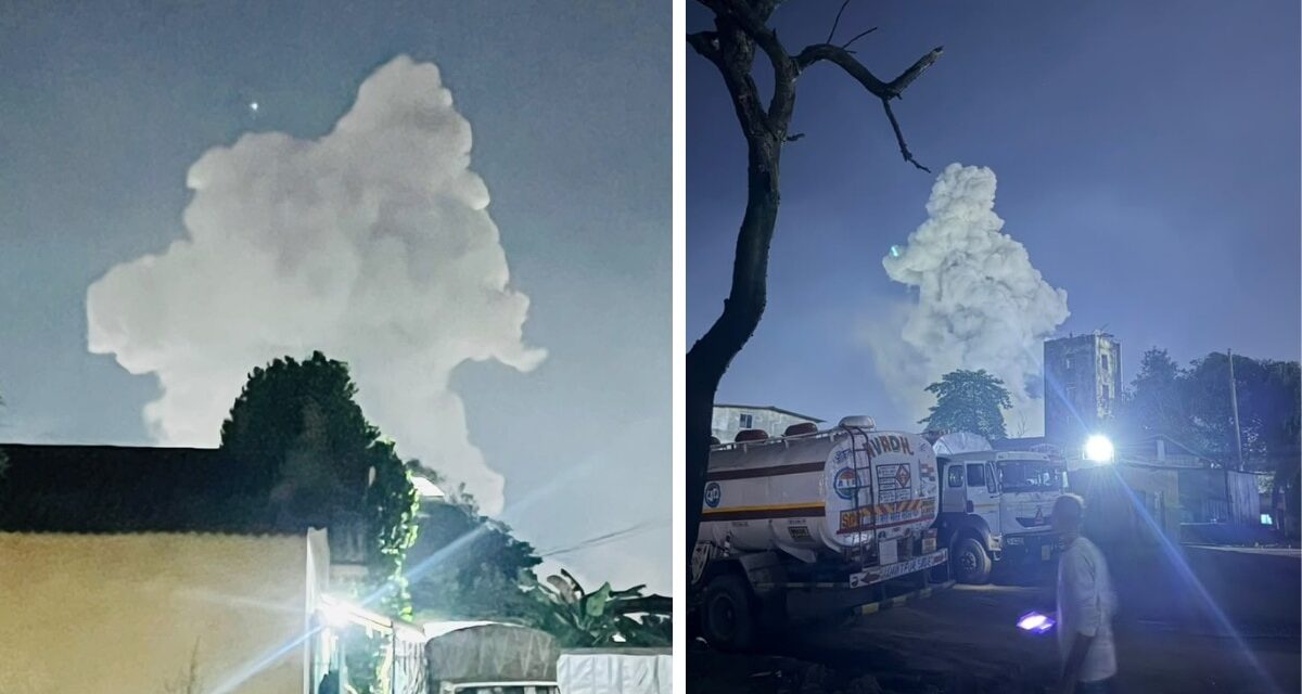 रायगढ़ के महाड MIDC में जोरदार धमाका, 4 KM तक महसूस हुए झटके