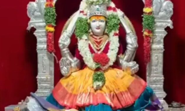 हैदराबाद मंदिर में संतोषी माता की मूर्ति तोड़ने की कोशिश:आरोपी ने मूर्ति पर लकड़ी से हमला किया; लोगों ने पकड़कर पुलिस को सौंपा