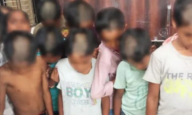 सरकारी आश्रम स्कूल में 82 स्टूडेंट्स का आधा सिर मुंडवाया:बच्चों के खेलने से नाराज हो गए थे सुपरिटेंडेंट, महाराष्ट्र के चंद्रपुर का मामला