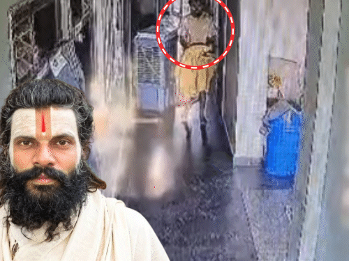 प्रेमानंदजी के शिष्य का चौथा वीडियो:धोती पकड़े कमरे से लड़खड़ाते निकले; कौन जारी कर रहा सुसाइड के CCTV फुटेज