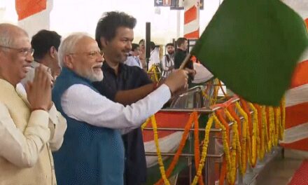 पीएम मोदी ने विजय के साथ मेट्रो में सफर किया:चेन्नई में ट्रेन के फेज-2 का उद्घाटन; पूरे शहर में ड्रोन उड़ाने पर रोक
