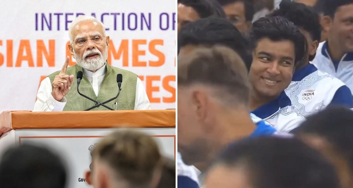 PM मोदी से तारीफ सुन वैभव ने दिया ऐसा रिएक्शन, कैमरे में कैद हुआ पल
