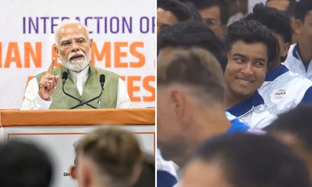 PM मोदी से तारीफ सुन वैभव ने दिया ऐसा रिएक्शन, कैमरे में कैद हुआ पल
