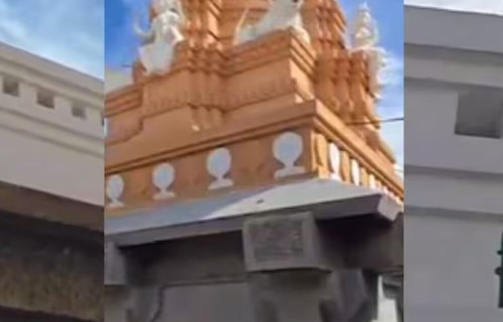 भास्कर अपडेट्स:कर्नाटक के मंदिर की दीवार पर बने क्रॉस और मस्जिद के फोटो, 2 लोगों पर केस दर्ज