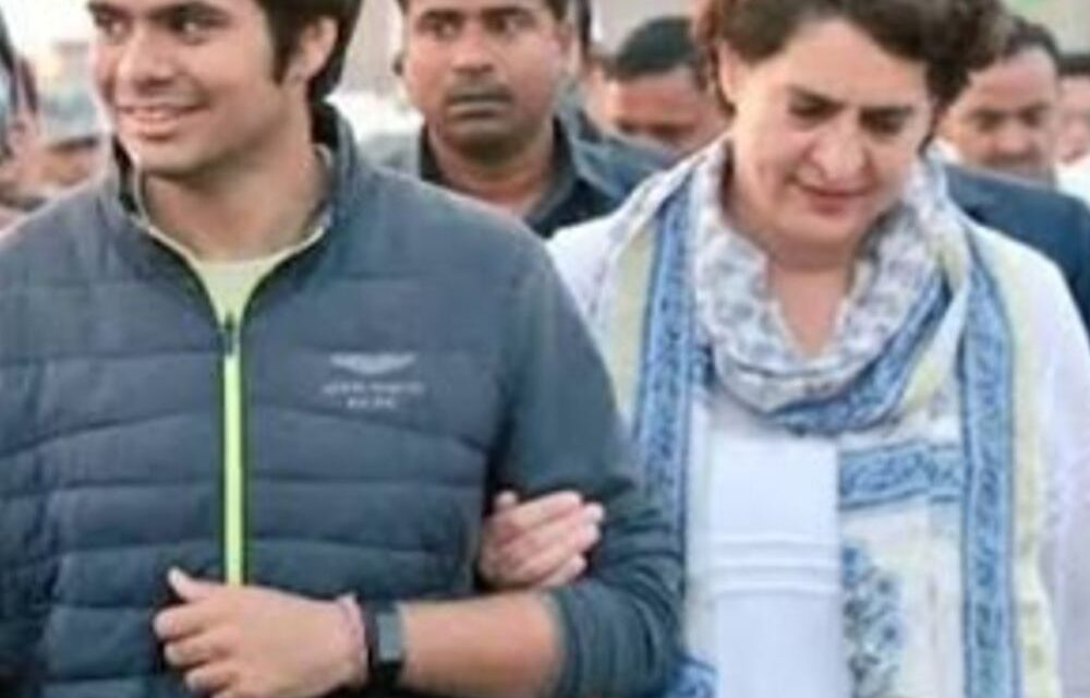 बीकानेर हाउस ने रेहान वाड्रा की प्रदर्शन वाली तस्वीरें हटाईं:प्रियंका गांधी बोलीं