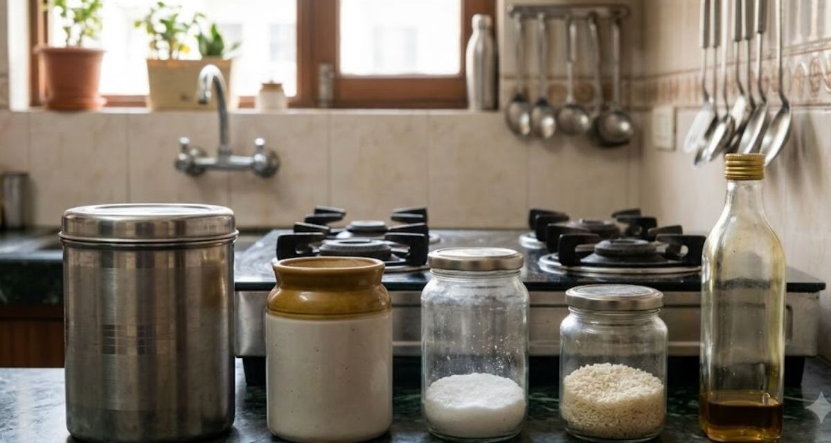 किचन स्लैब पर भूलकर भी न रखें ये 4 चीजें, हो जाएंगे कंगाल