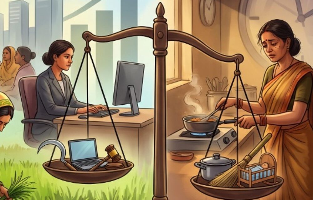 महिलाओं का रोजगार 8 साल में दोगुना हुआ:पर घरेलू काम नहीं बंटा; आराम के लिए पुरुषों से 70 मिनट कम मिले